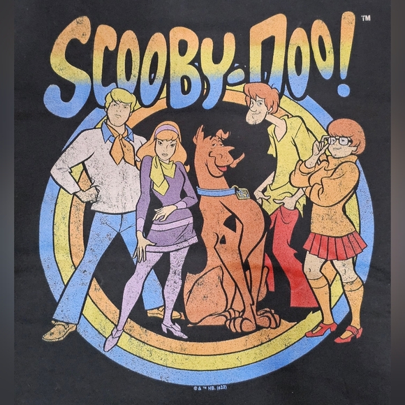 Scooby-Doo! Other - Scooby-Doo Graphic T Unisex/Adult Medium In Black Short Sleeve, New In Plastic